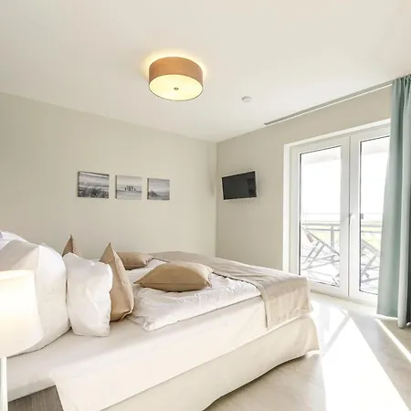 公寓 Strandlounge - 5 Sterne-wohnung Mit Xxl-balkon, Wellness & Boddenblick *